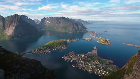 Imágenes-Aéreas-De-Las-Islas-Del-Archipiélago-Lofoten