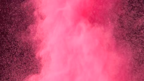 pink powder explosion