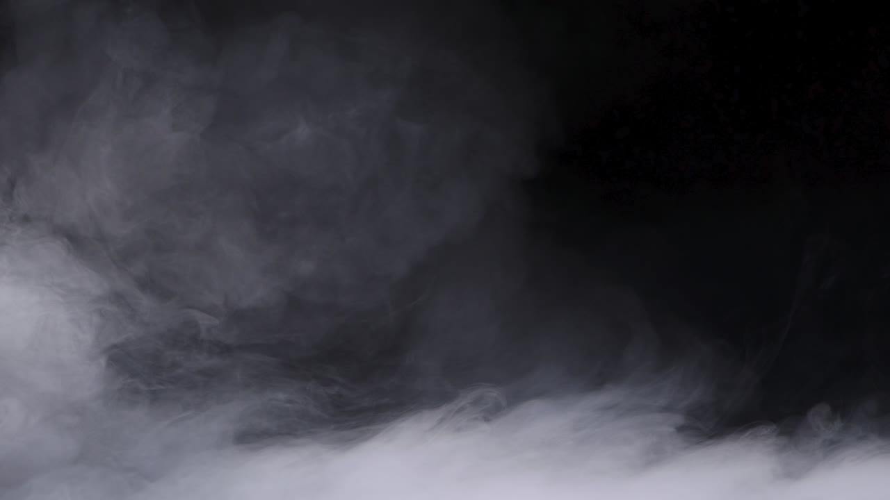 hielo seco realista nubes de humo niebla