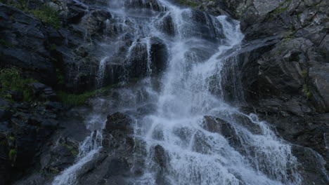 a mountain waterfall