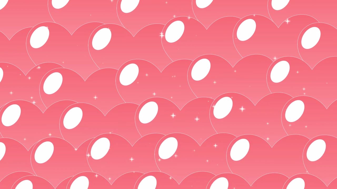 Sfondo con palloncini a cuore rosa