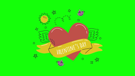 valentine's day heart graphic design