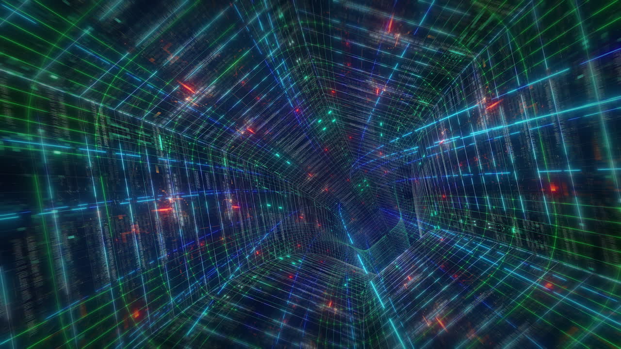 el bucle del túnel futurista