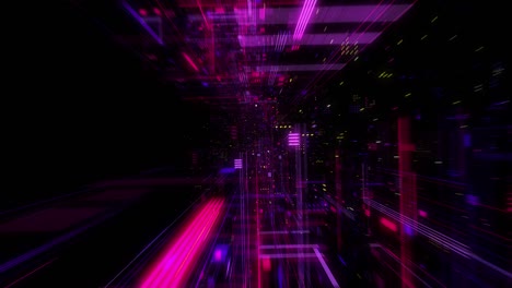 el fondo del ciberespacio de la realidad virtual creativa abstracta.