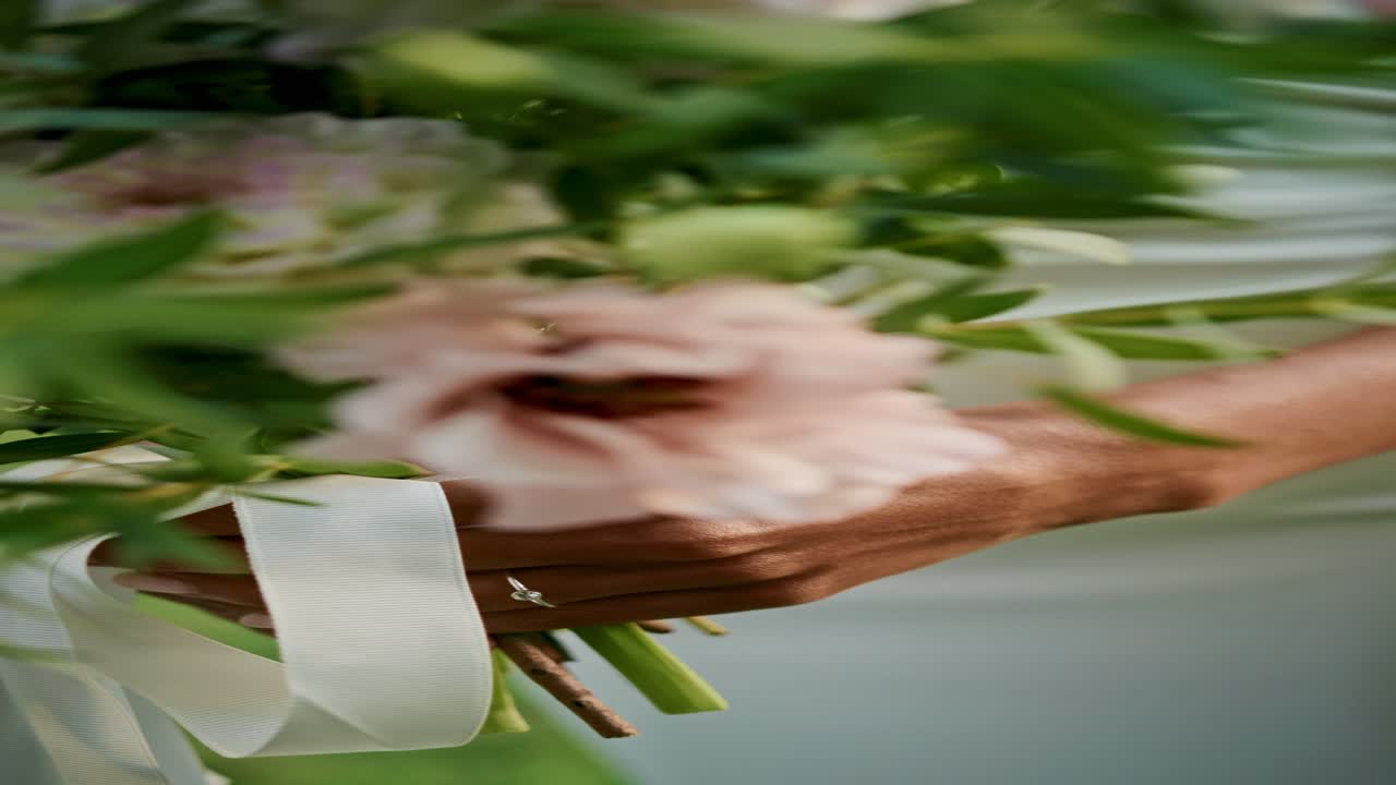 웨딩 부케 클로즈업