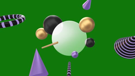 composición de formas geométricas abstractas