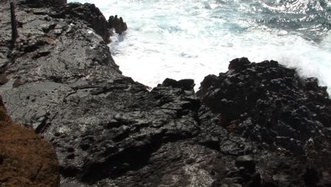 halona beach cove and blowhole, oahu, hawaii