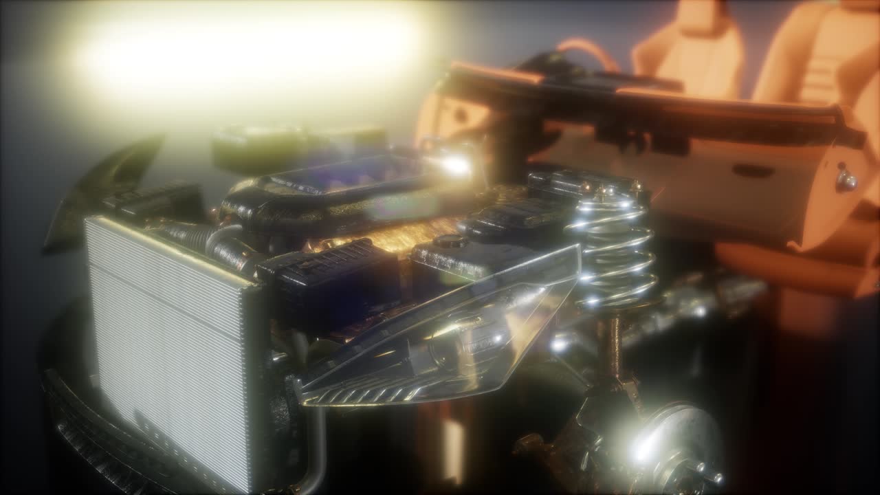 자동차에서 볼 수 있는 엔진과 다른 부분