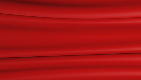 background of red swaying folded fabric.