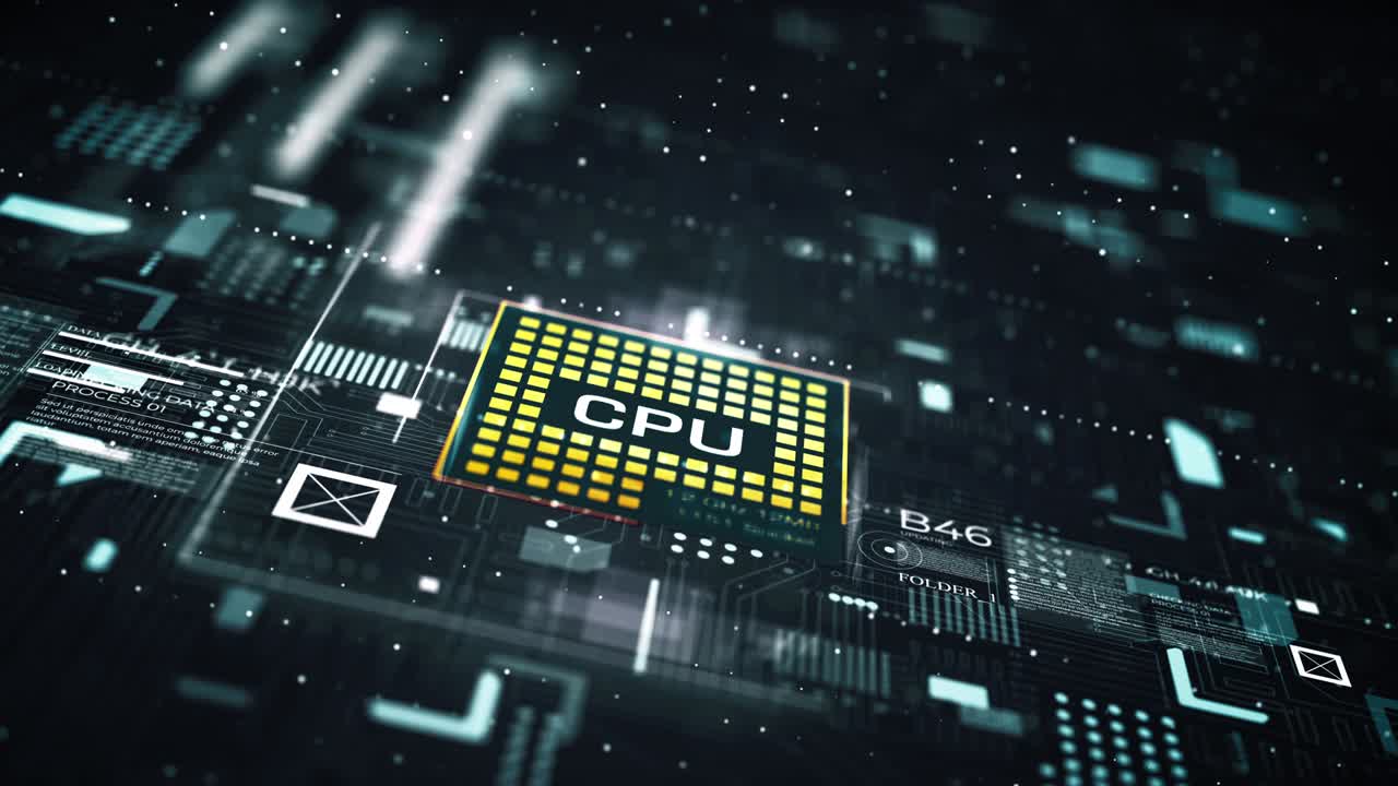 4K Binary CPU on Electronic Board