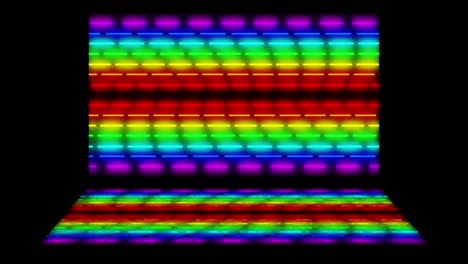 neon line illumination animation motion graphics