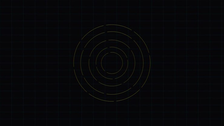 Abstract Motion Graphics Featuring Geometric Shapes and Lines