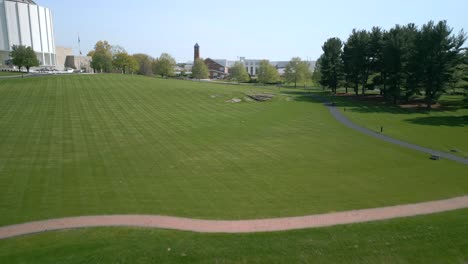 Founders-hall-park-bridge-and-Milton-Hershey-School