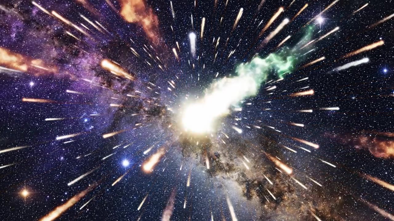 Spectacular Cosmic Explosion: A Stunning Visual Journey Through the Dazzling Colors and Dynamic Energy of a Celestial Event in the Vast Universe