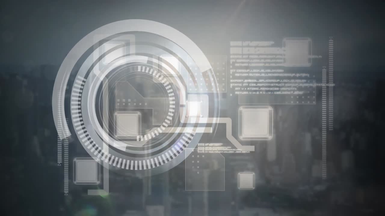 Round scanner against data processing