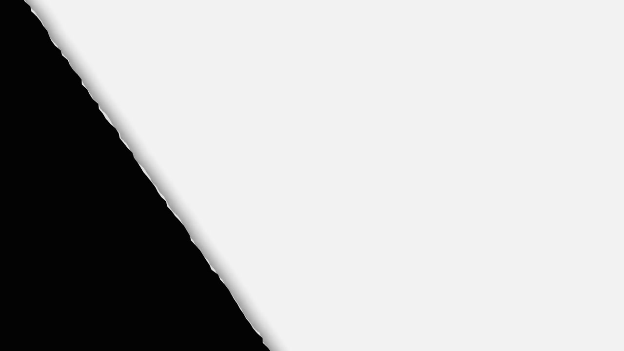 White Paper Tearing Away to Reveal Black Background