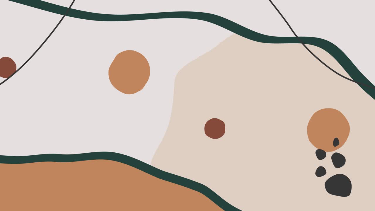 Trendy Warm Abstract Composition Background