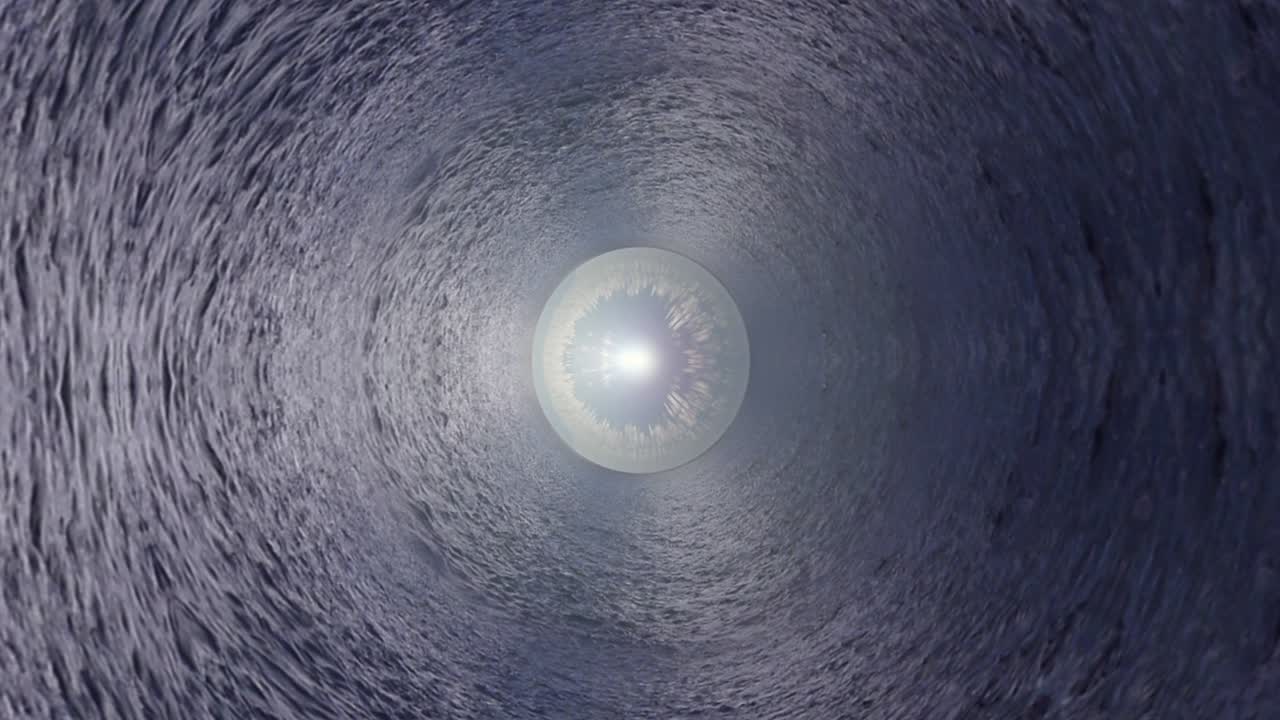 전망 구부러진 바다 터널