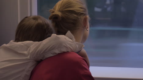 train travel with dear mom