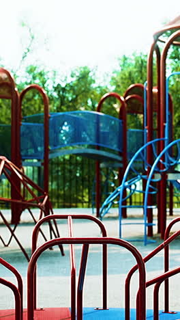 colorful playground equipment