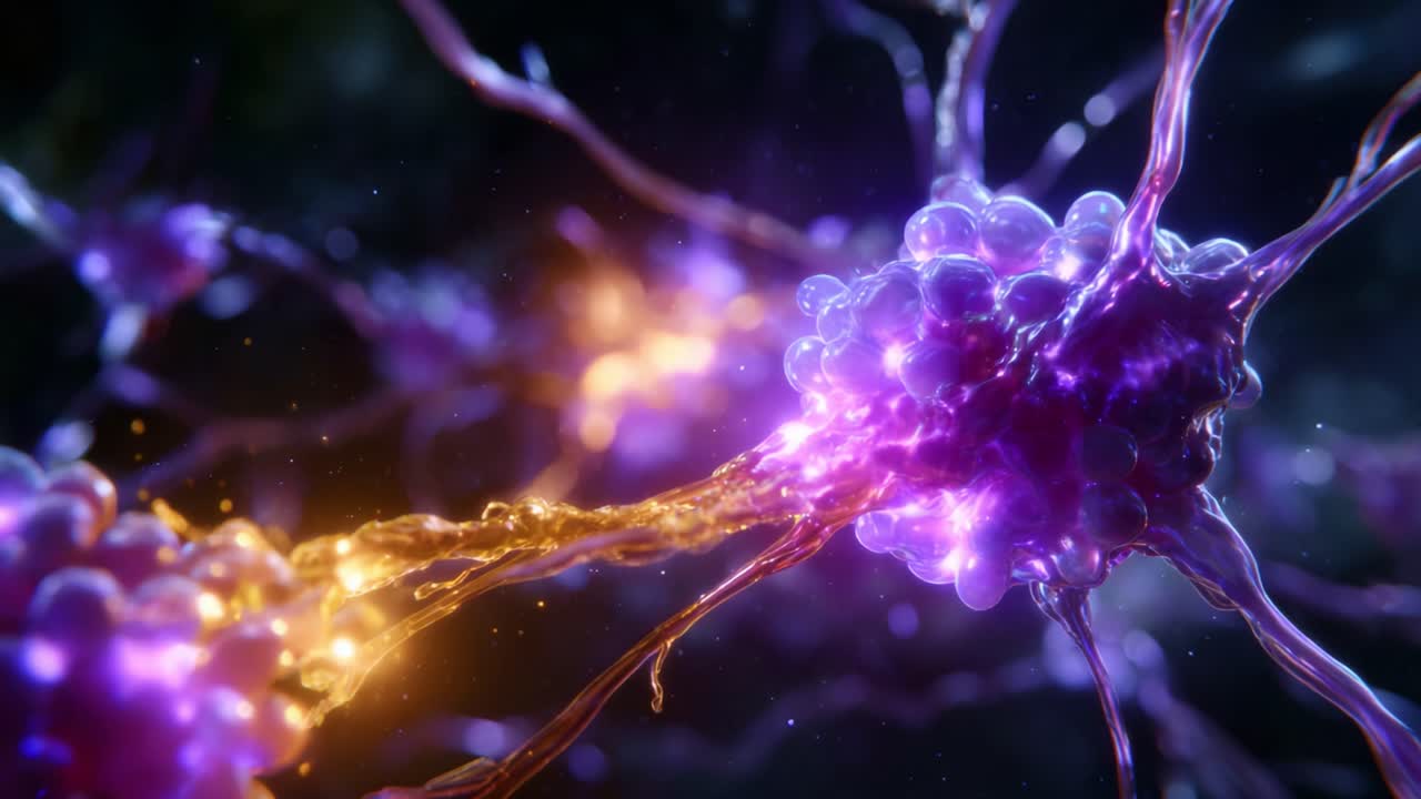 Exploring the Intricate Connections of Neurons in a Colorful Display of Synaptic Activity and Communication in the Nervous System