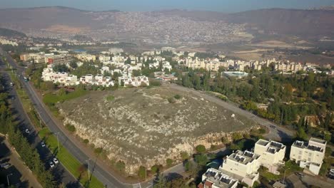 carmiel city, aerial view, israel