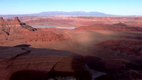 slider shot of canyons from the dead horse point