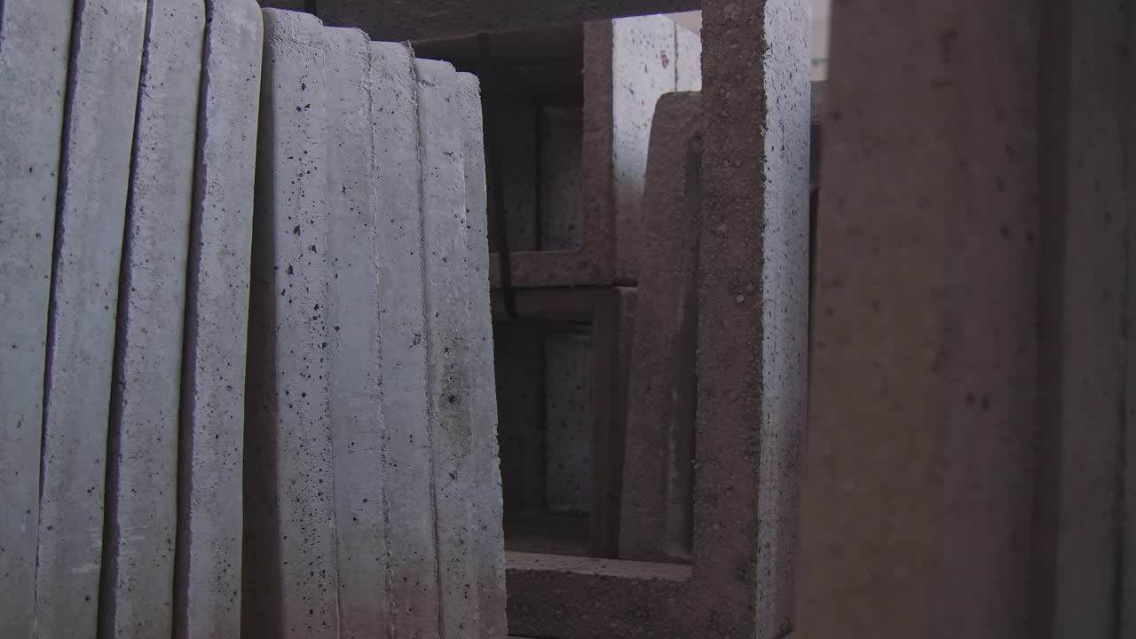 콘크리트 우물 구성 요소를 통해 슬라이딩