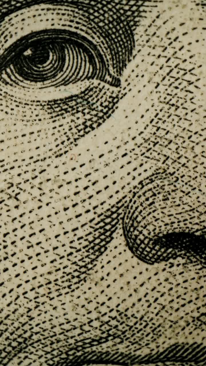 primer plano de un billete de un dólar estadounidense