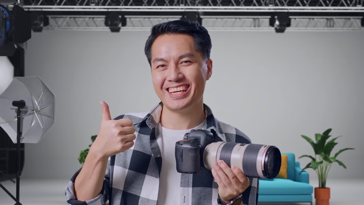 Photographer in a Studio