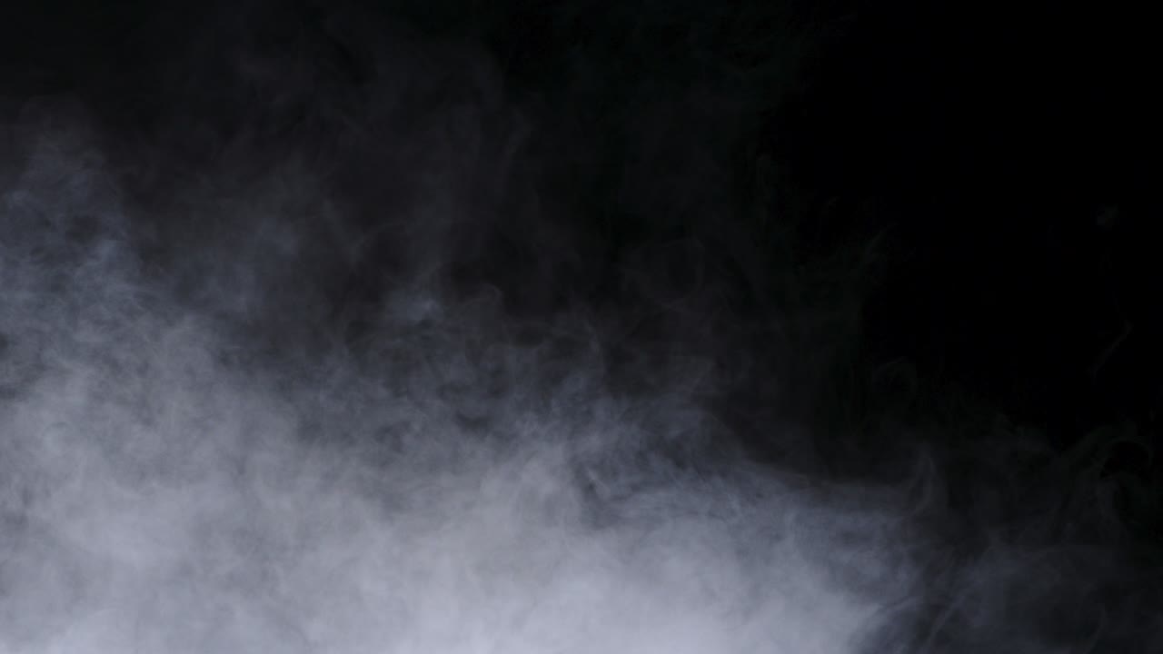 hielo seco realista nubes de humo niebla