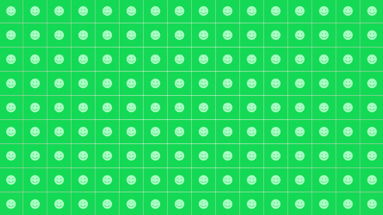 간단한 네트워크 배경 4에 모션 미소 아이콘