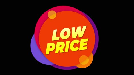 low price promotional banner