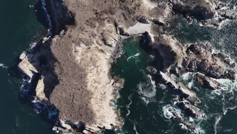 Luftaufnahmen-Der-Cacaluta-Bay,-Einem-Unberührten-Strand-Im-Huatulco-Nationalpark,-Oaxaca