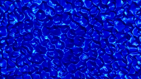 superficie en movimiento abstracta en color azul