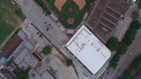 Vista-De-Pájaro-Del-Campo-De-Béisbol