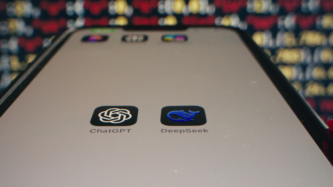 App ChatGPT con tocco delle dita sullo schermo di uno smartphone
