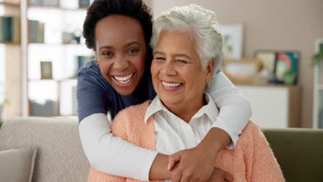 a loving moment between a mother and daughter