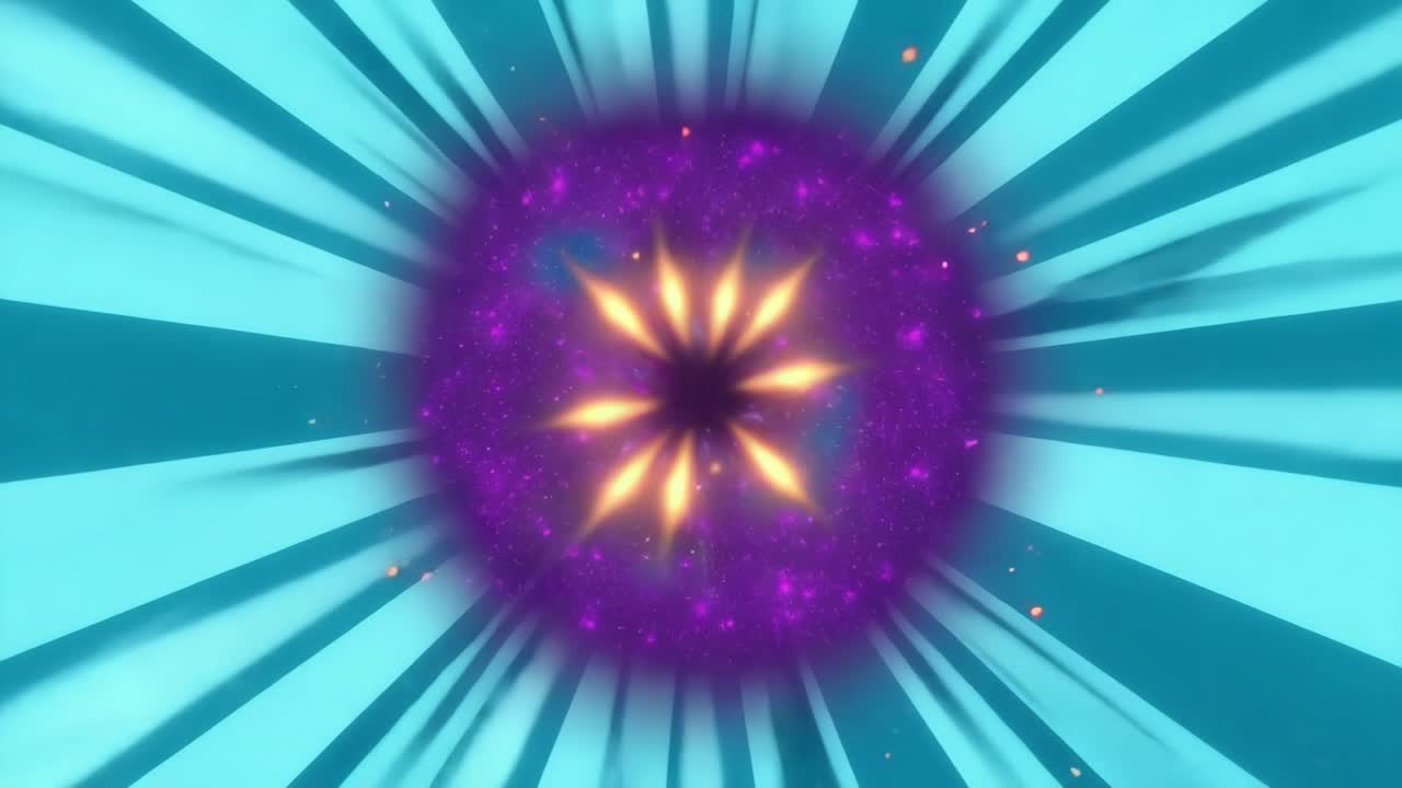 estallido de energía abstracta