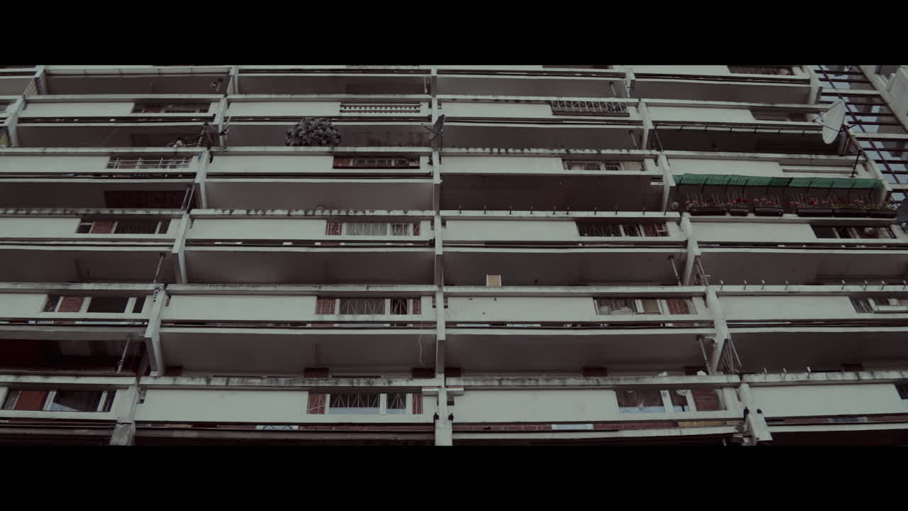 Multi-story building exterior