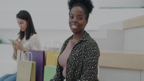 woman shopping in a mall
