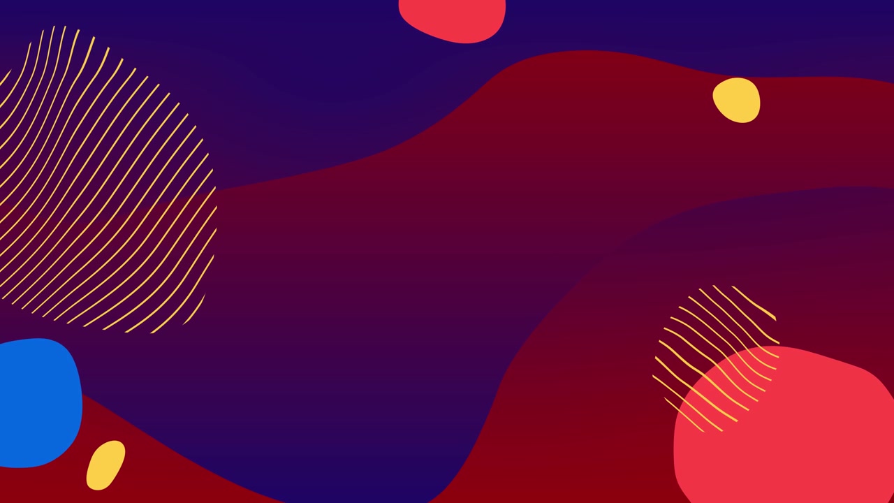 Dynamic Abstract Background with Moving Organic Shapes and Colors