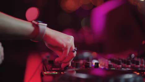 dj mixing music at a nightclub