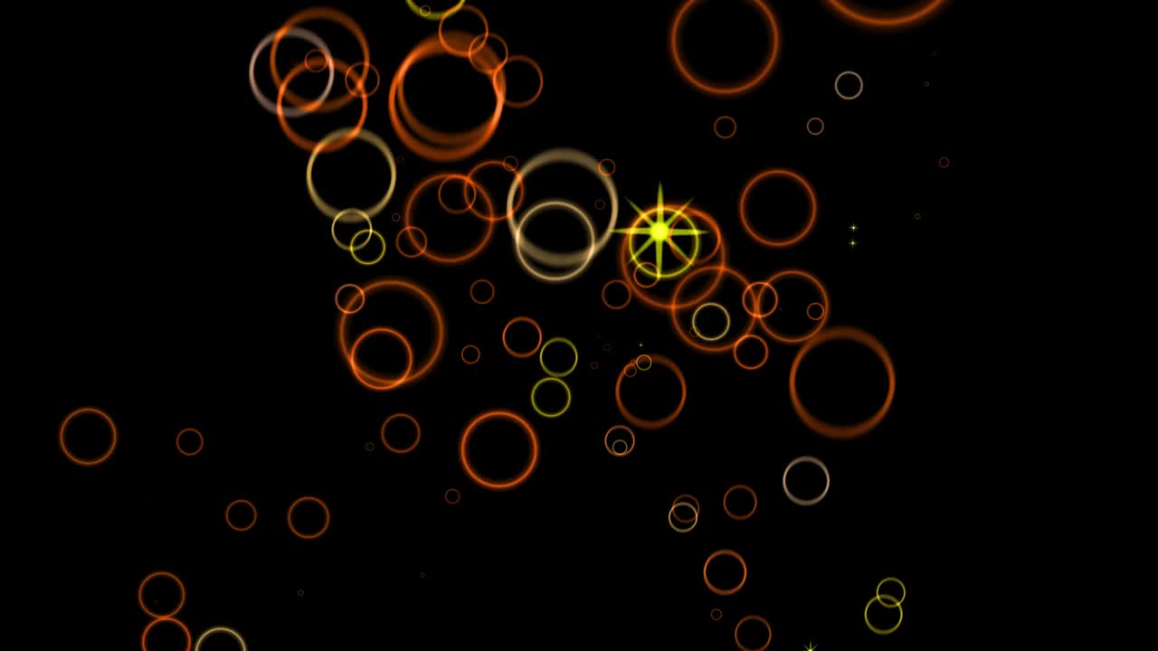 animación de partículas de forma de anillo gráficos de movimiento