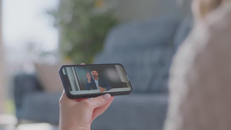 businesspeople having a video conference