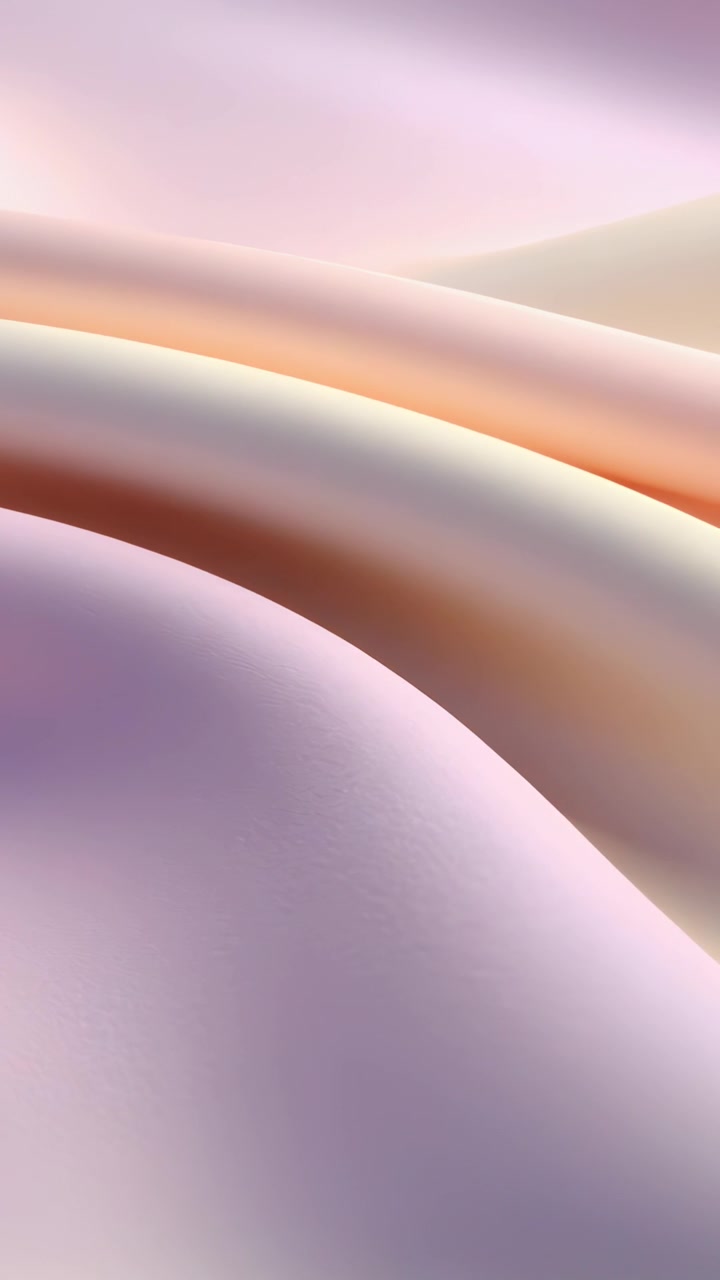 Vertical video: Looping, three smooth bands sliding across vertical screen, creating soft depth