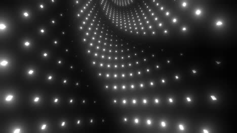 abstract glowing light tunnel