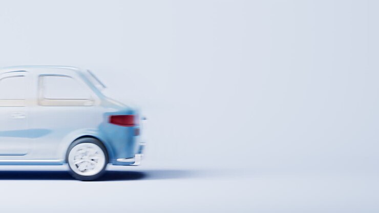 Auto realistica in stile 3D, rendering 3D