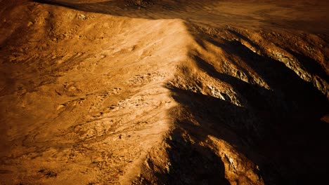 fictional mars soil aerial view of martian desert