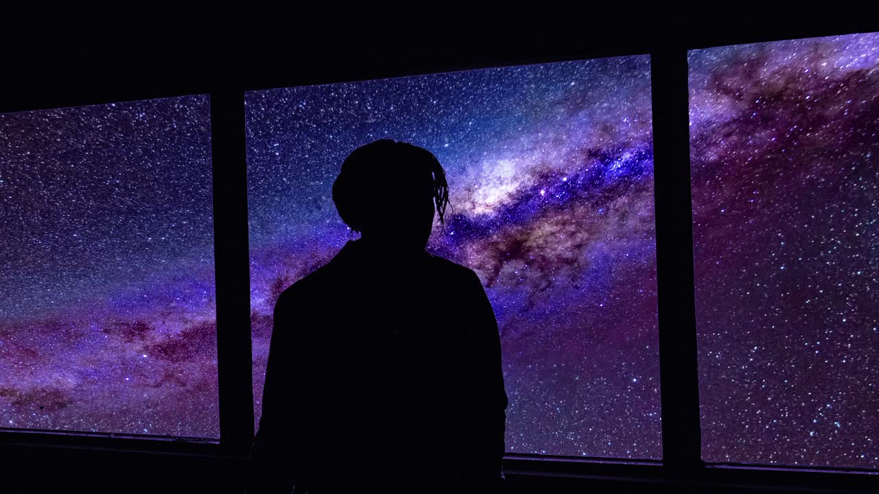 vista desde la nave espacial nebula.graphic viajes